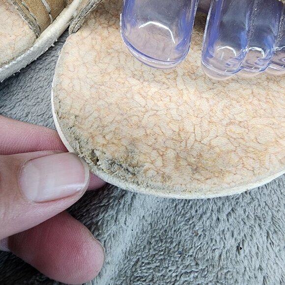 Spenco Shoes Womens Size 7 Andi Tan Leather Sandals *Read* - Picture 3 of 11